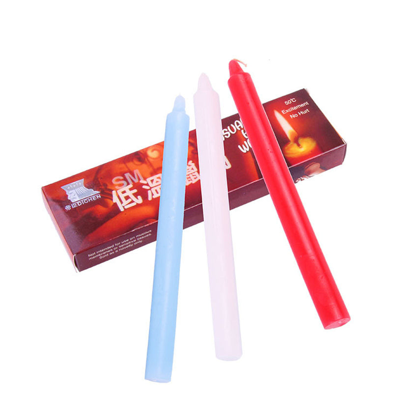 3pcs Fun Low Temperature Candles BDSM For Women Men Sex Toy - Adult Toys