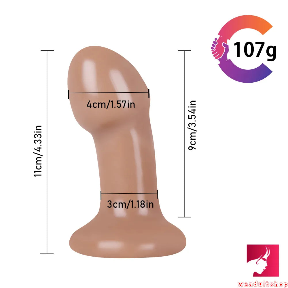 4.33in Realistic Small Dildo Lesbian Fuck Mini Butt Plug Sex Toy
