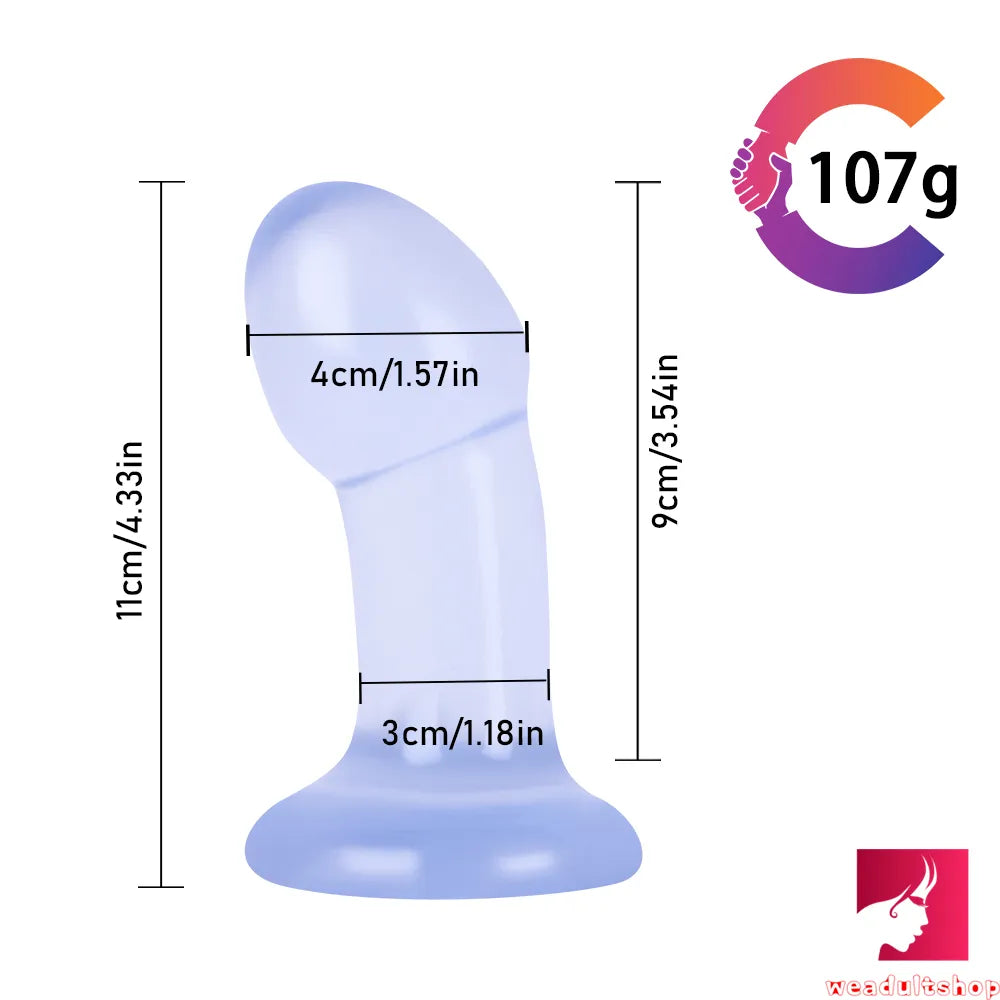 4.33in Realistic Small Dildo Lesbian Fuck Mini Butt Plug Sex Toy