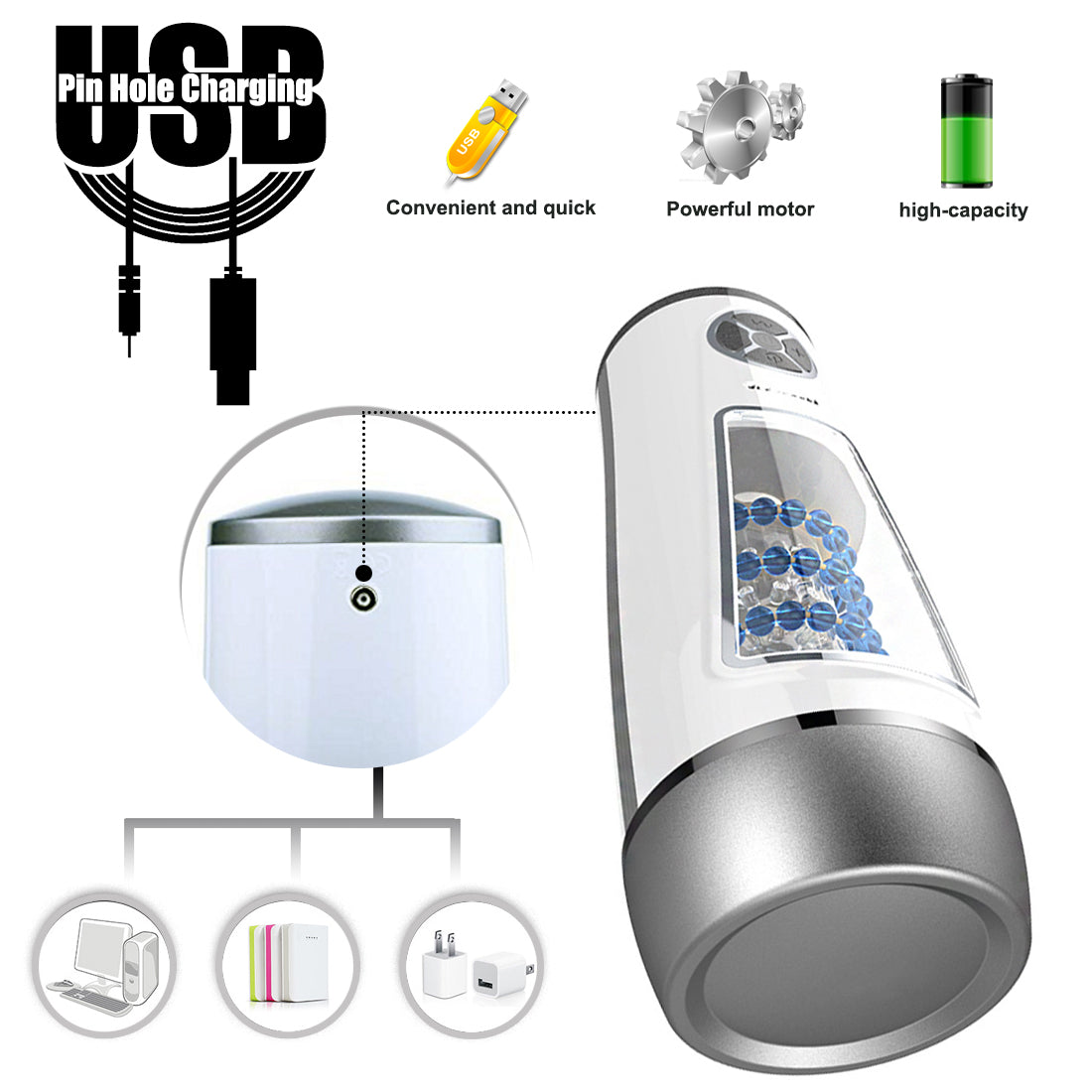 Penis Milking Machine Male Cock Massage Toy Sexmachines - Adult Toys