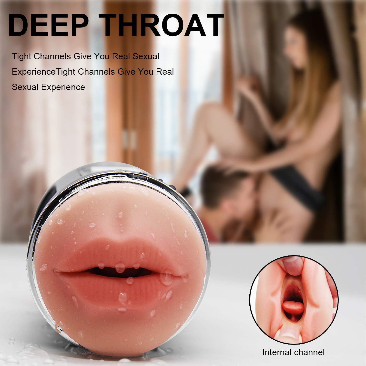 3D Realistic Double Head Automatic Masturbator - Adult Toys
