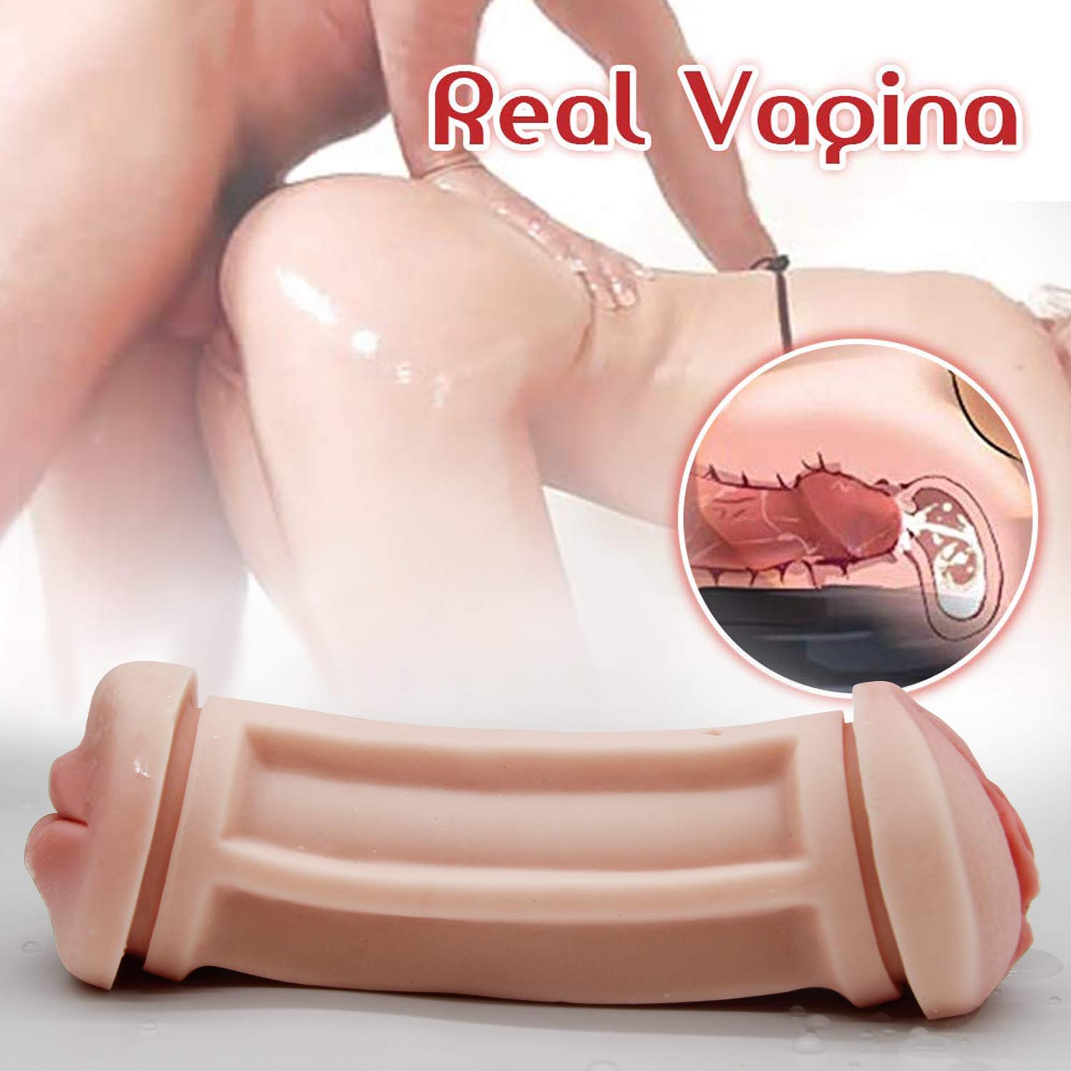 3D Realistic Double Head Automatic Masturbator - Adult Toys