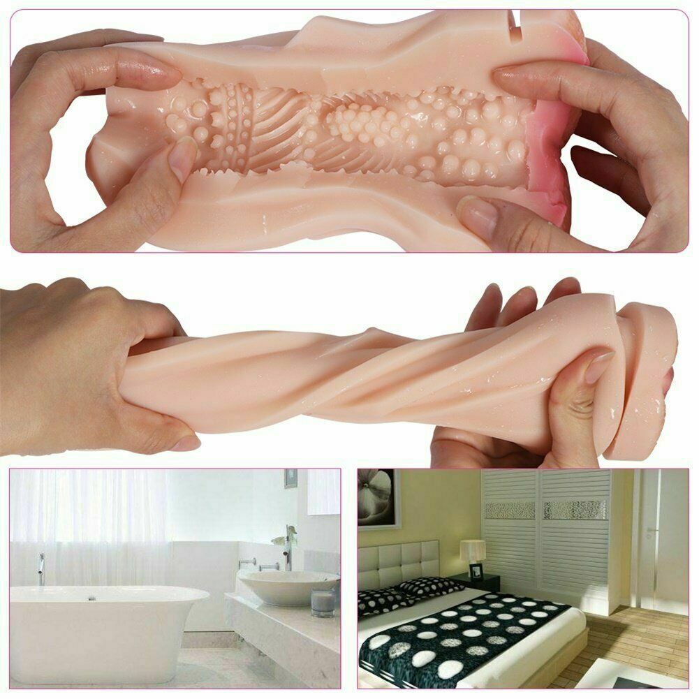 3D Male Masturbation Cup Pocket Pussy Male Masturbation Sex Toy - Adult Toys