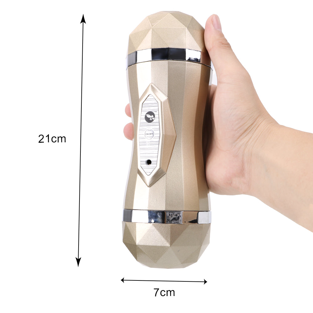 Double Heads Pocket Pussy And Mouth Sex Toy Men Masturbation Cup - Adult Toys