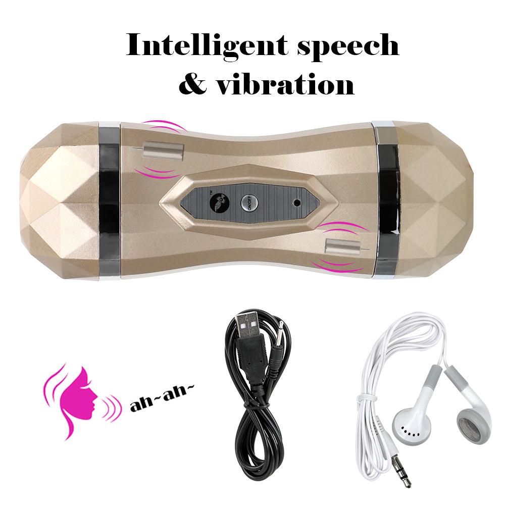 Double Heads Pocket Pussy And Mouth Sex Toy Men Masturbation Cup - Adult Toys