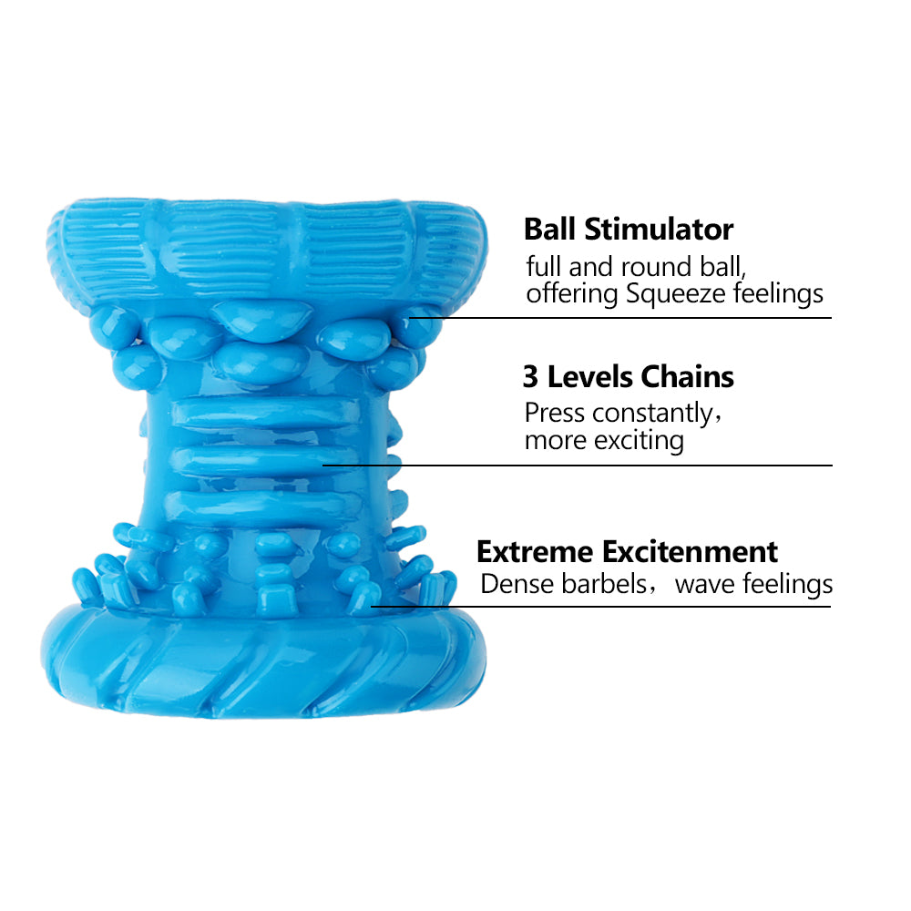 Dual Channels Male Masturbator Blowjob Sex Toy - Adult Toys