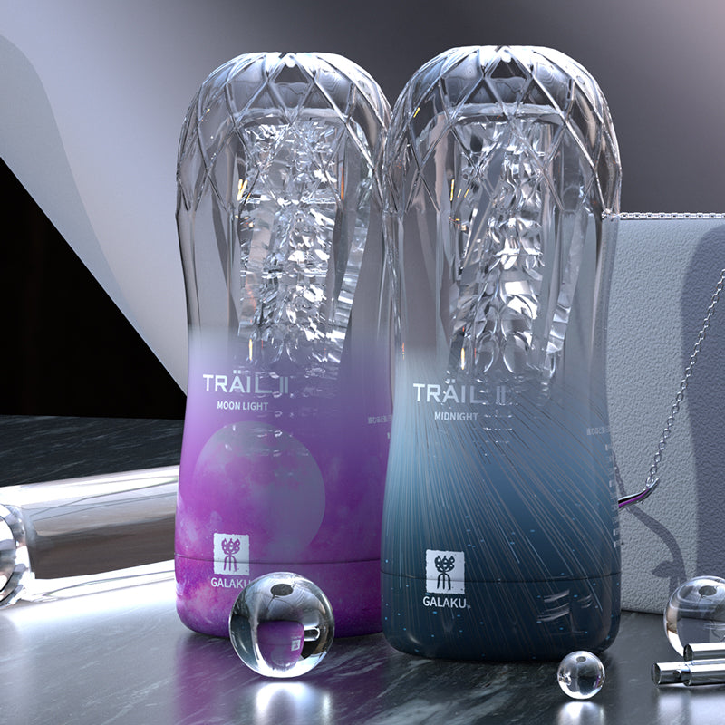 Transparent Endurance Exercise Vacuum Adult Male Masturbator - Adult Toys