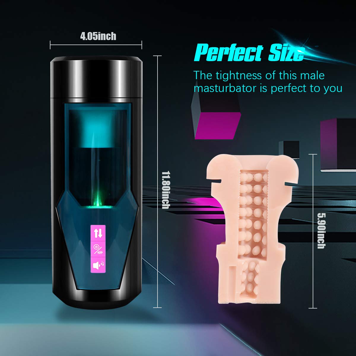 Automatic Stroker Toy Erotic Massage Penis Cock Trainer - Adult Toys