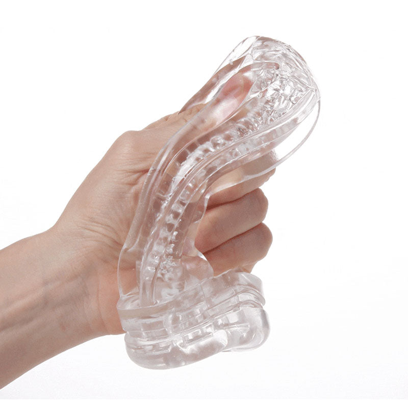 Transparent Endurance Exercise Vacuum Adult Male Masturbator - Adult Toys