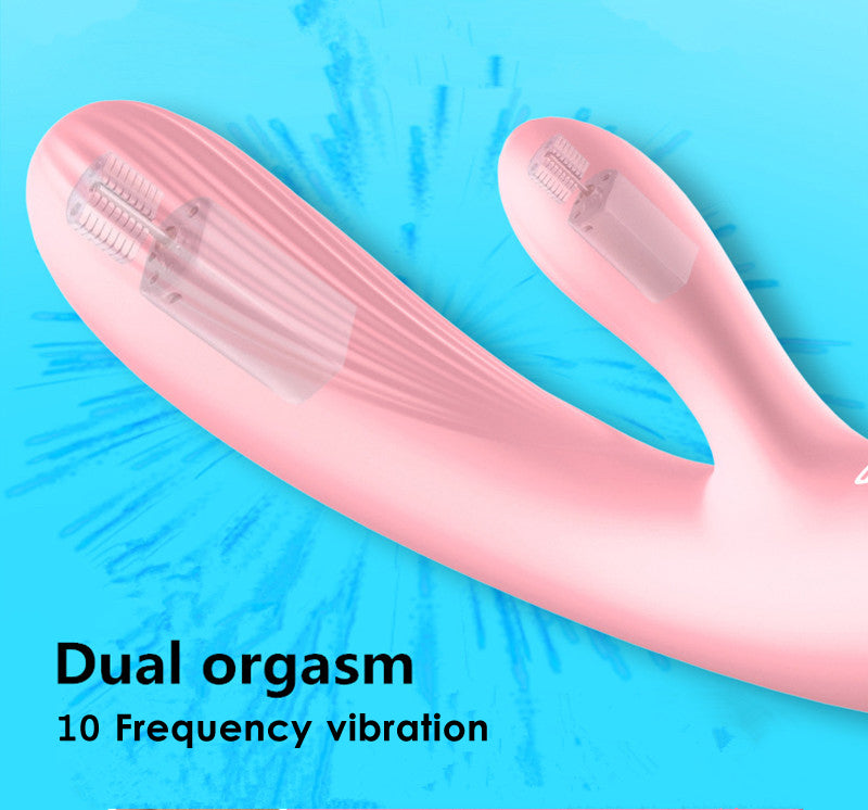 10 Speeds G Spot Dildo Anal Clit Vibrator - Adult Toys