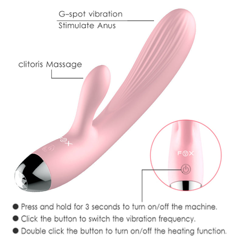10 Speeds G Spot Dildo Anal Clit Vibrator - Adult Toys