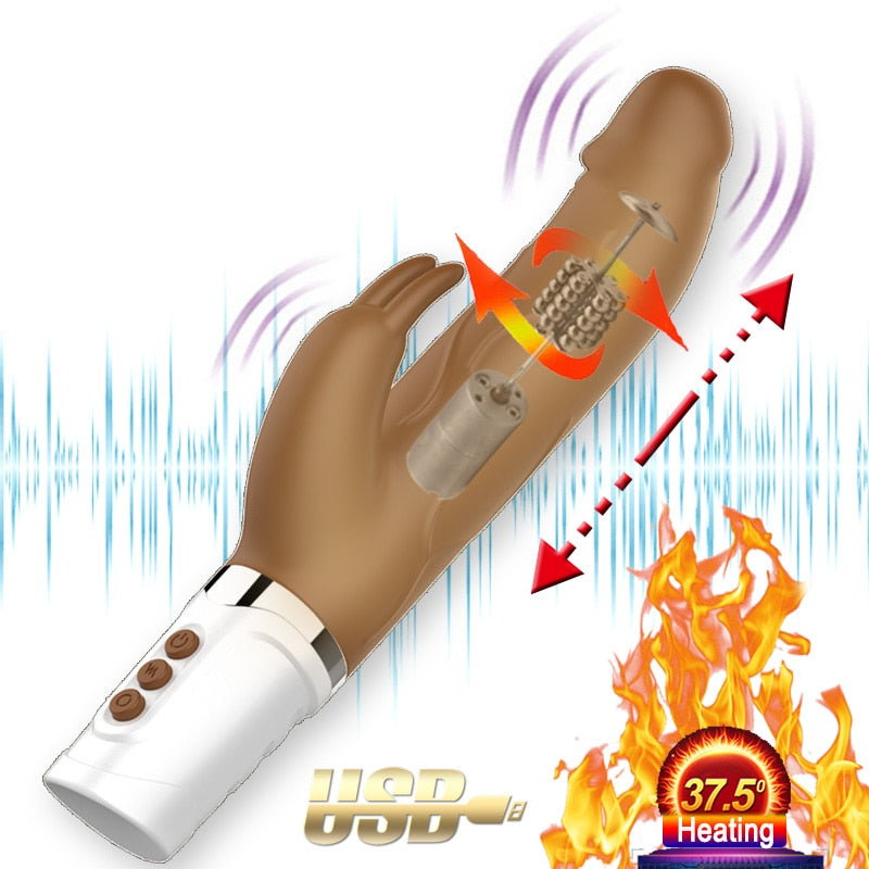 realistic penis vibrator Dildo Realistic Vibrating Cock and Balls main image 0