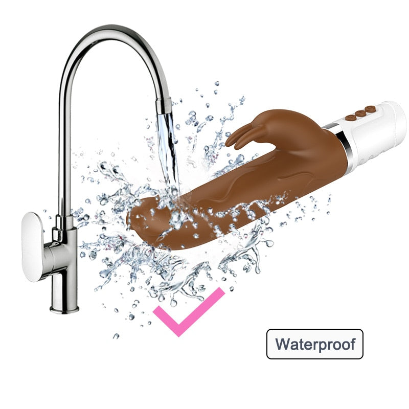 Retractable Dildo Vibration Penis Swing Heating Vibrator Weadultshop