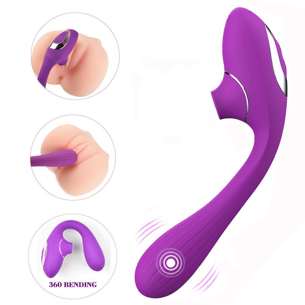 Female Vaginal Sucking Breast Massaging 10 Modes Vibrator Weadultshop