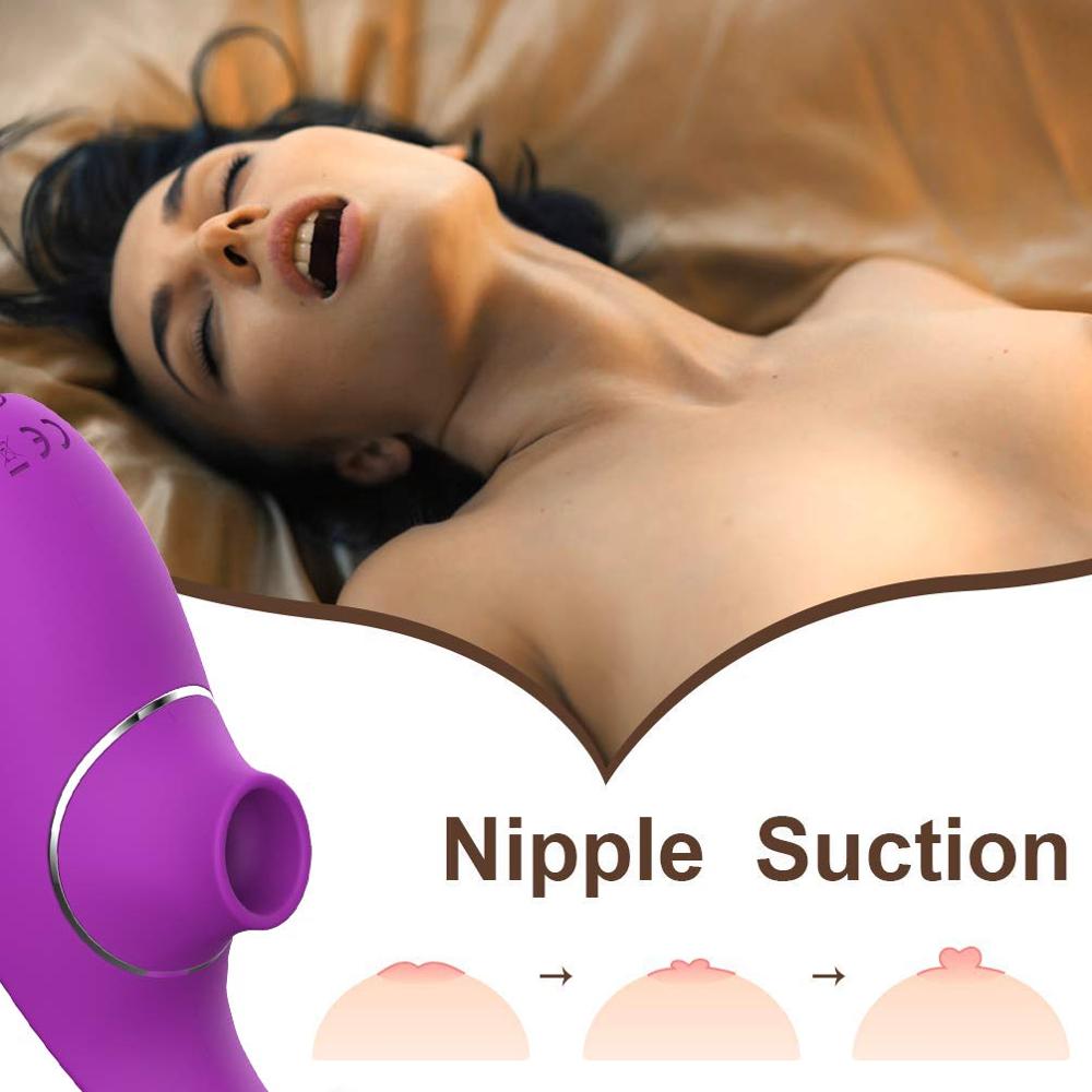 Female Vaginal Sucking Breast Massaging 10 Modes Vibrator Weadultshop