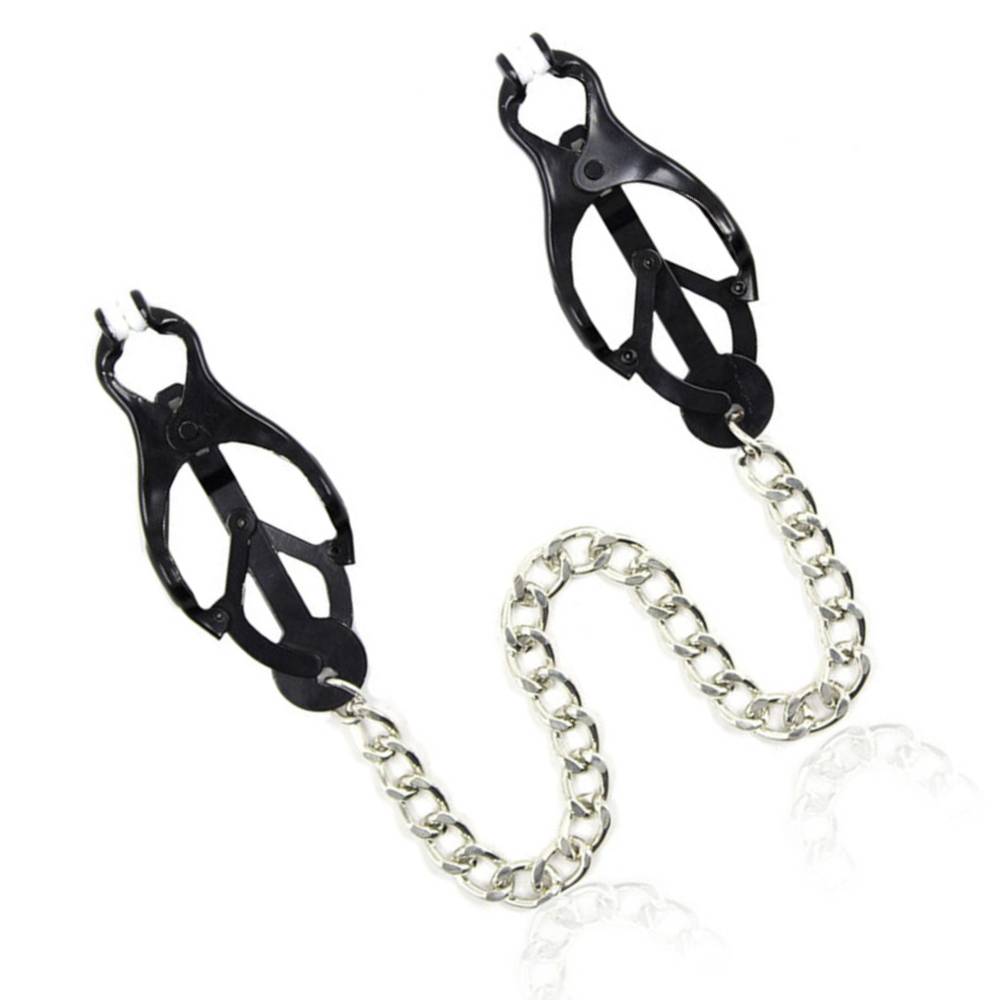Stainless Steel Clover Nipple Clamp For Breast Stimulation Sex Toy
