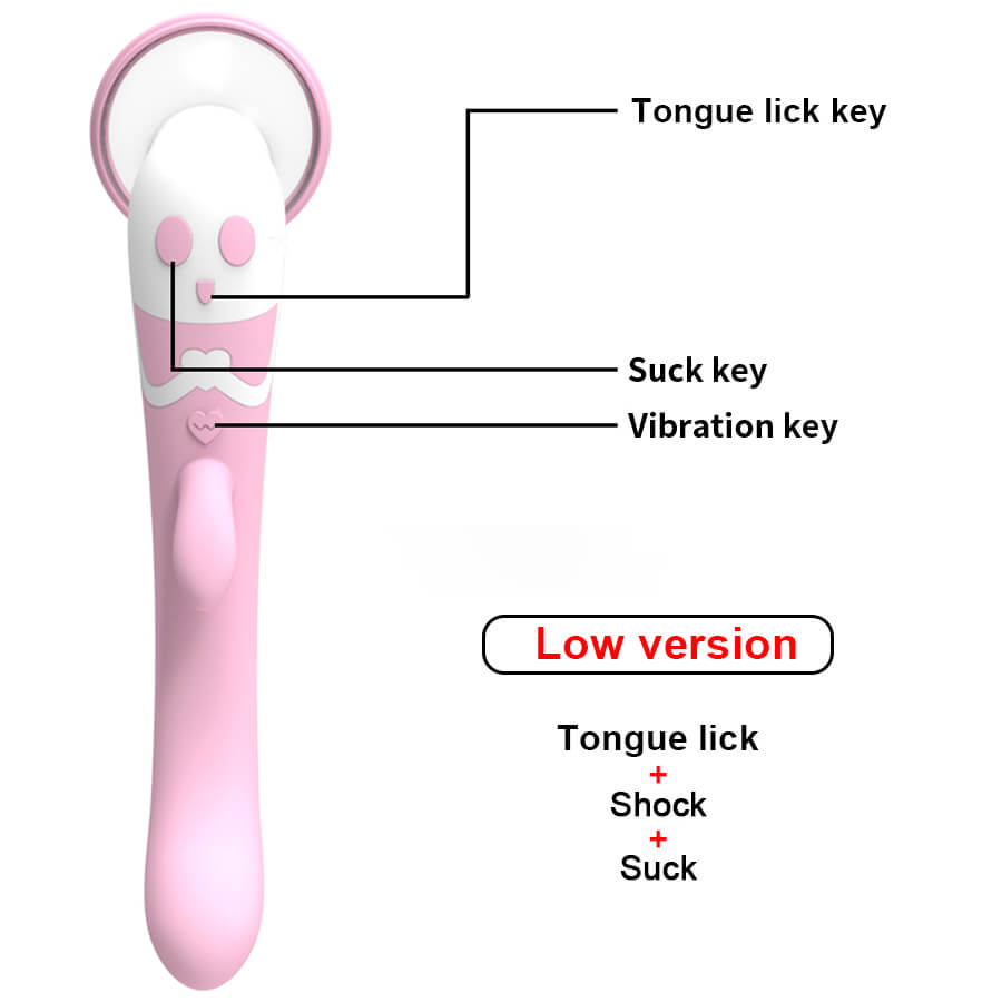 OMYSKY Tongue Sucking Licking Heating Oral Vibrator Sex Toy weadultshop