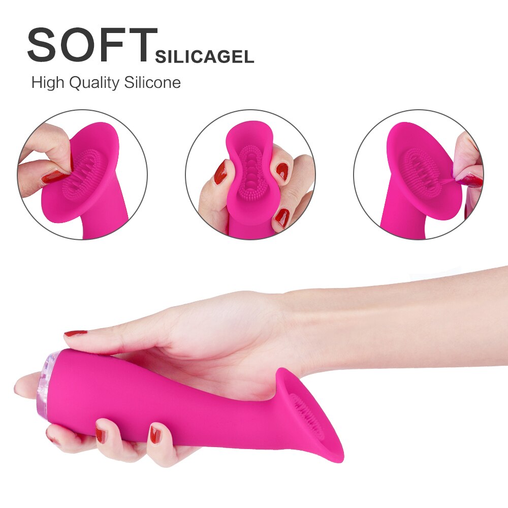 Tongue Licking Vagina Fit Breasts Stimulator Vibrator Weadultshop