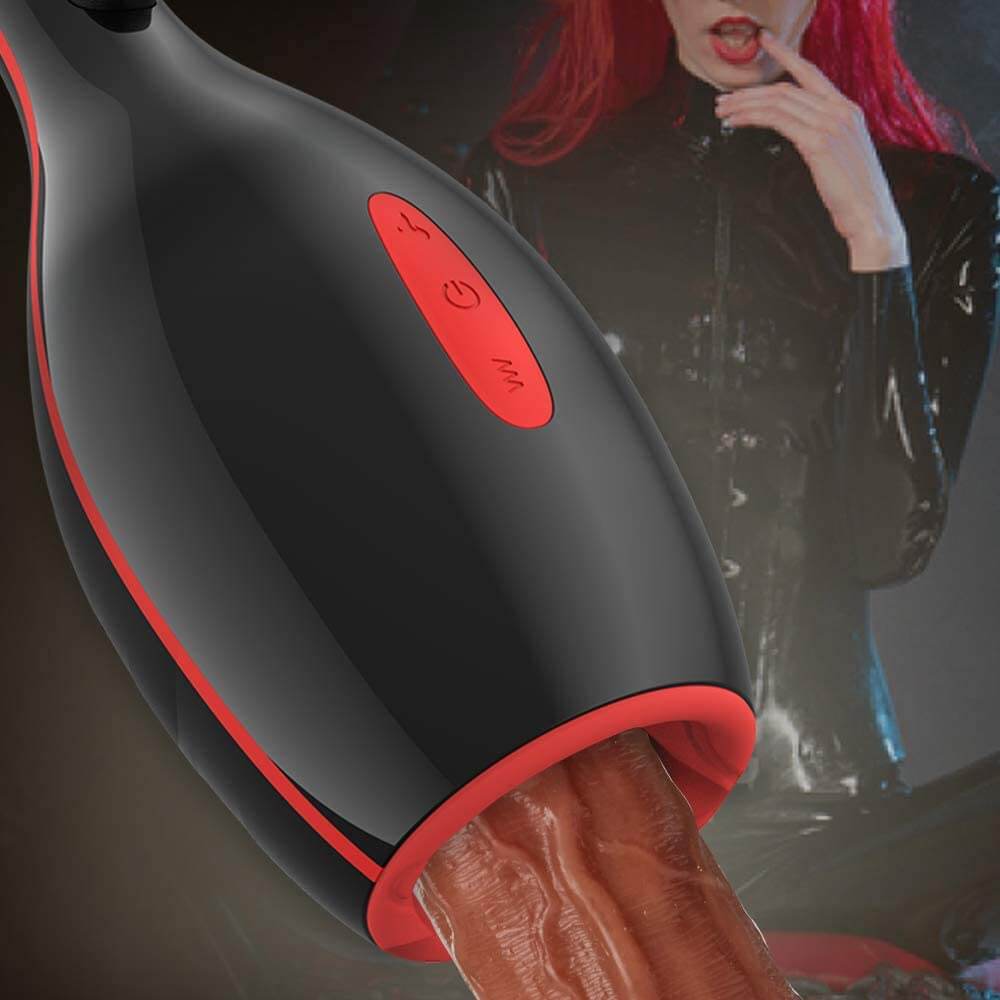 Clamping Vibrating Male Masturbator Cup With Adjustable Pump Best Sex Toys