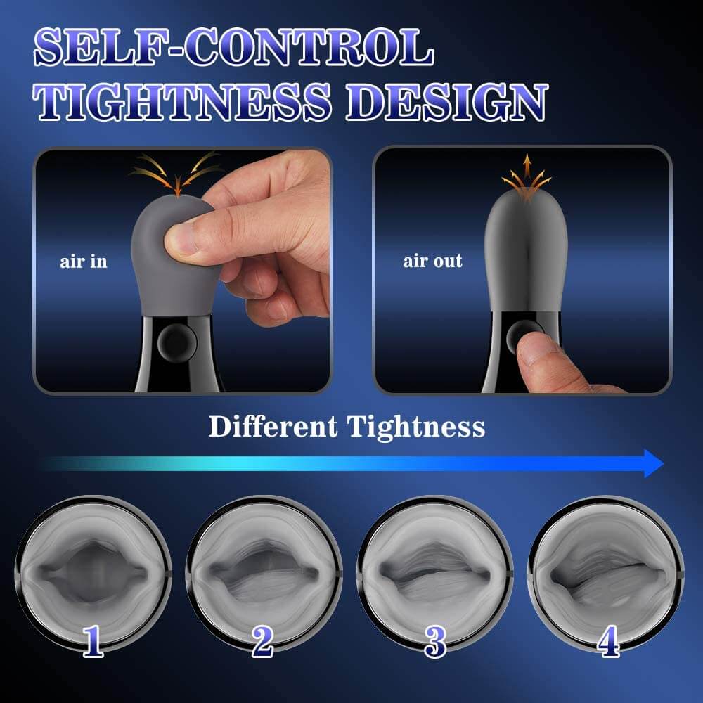 Clamping Vibrating Male Masturbator Cup With Adjustable Pump Best Sex Toys