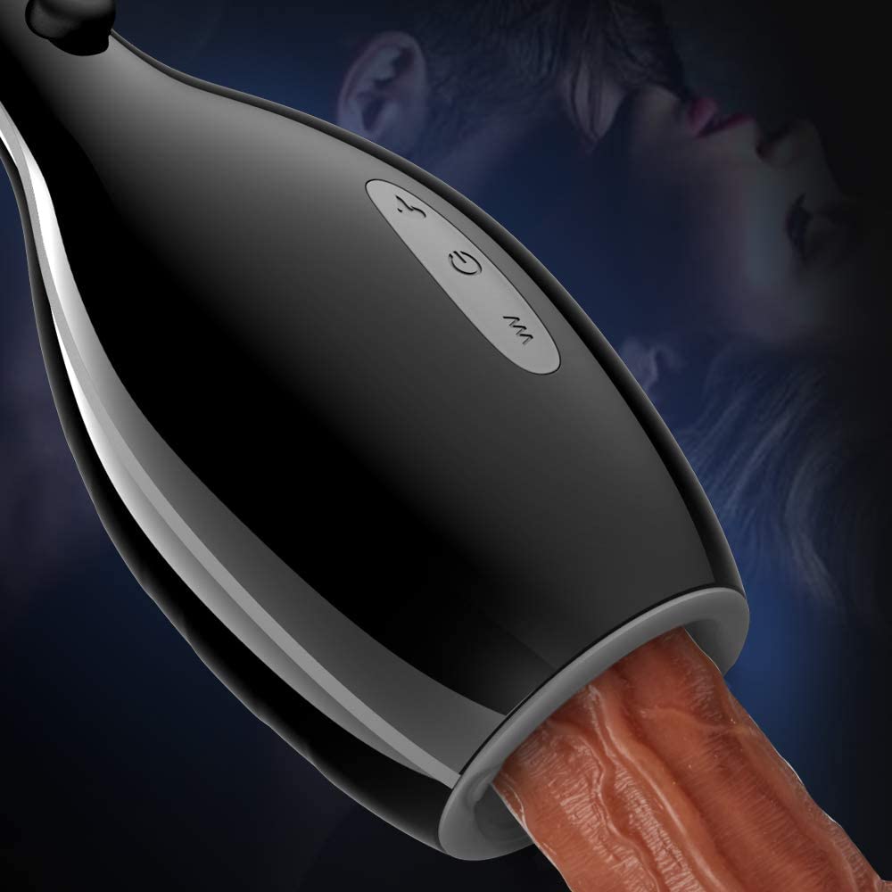 Clamping Vibrating Male Masturbator Cup With Adjustable Pump Best Sex Toys