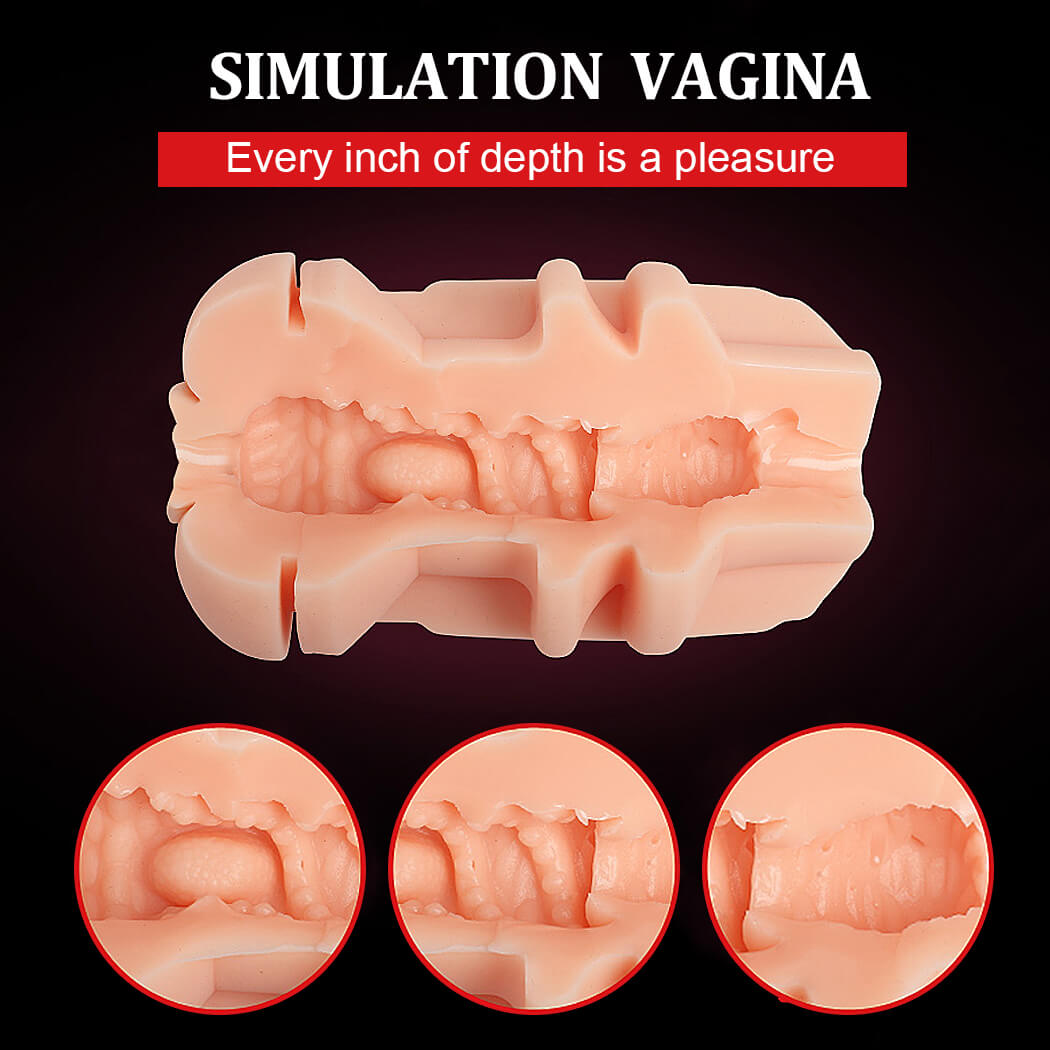 USB Charging 3D Stereo Sound Bluetooth Masturbator 8 Frequency Vibration Toy - Adult Toys