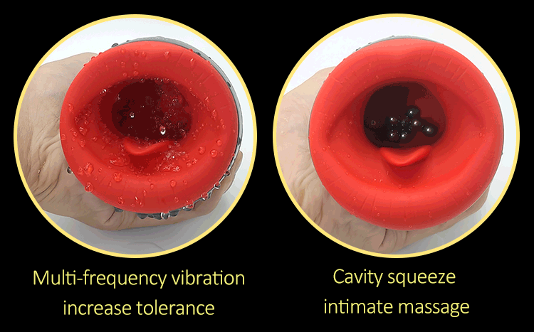 Otouch Upgraded Vibrating Masturbator Intelligent Heating Waterproof Oral Toy - Adult Toys