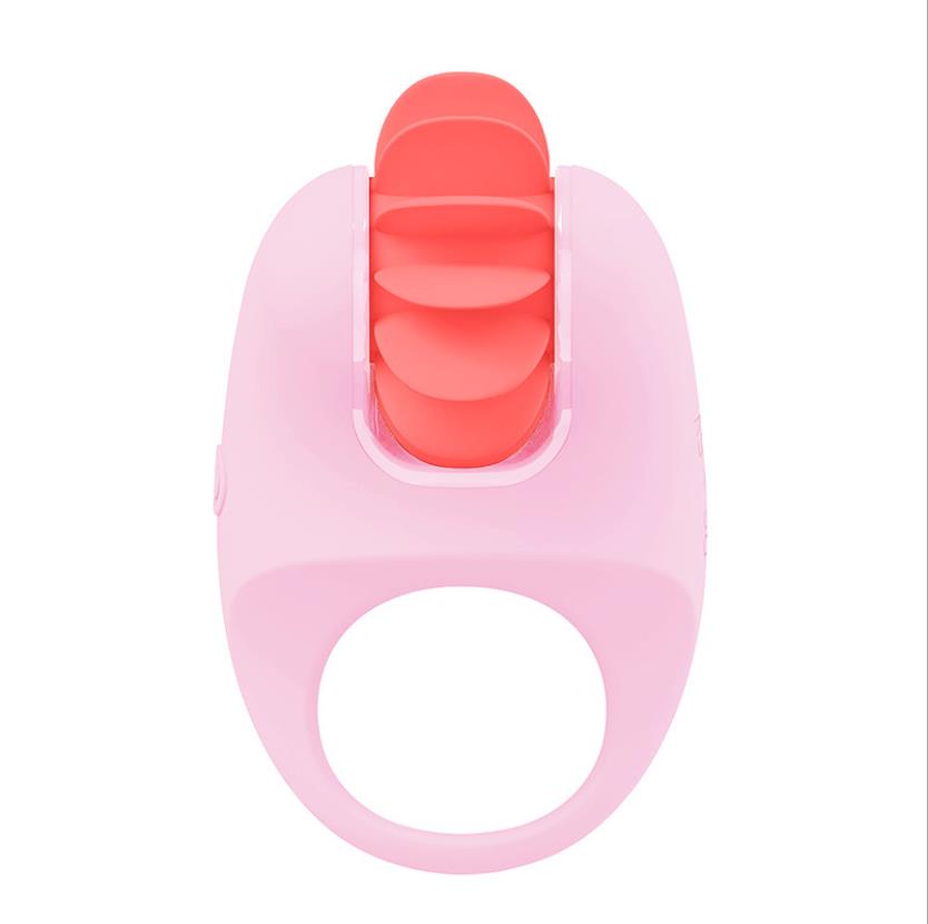 Otouch Penis Ring Electric Tongue Rotation Licking Pussy Massaging Toy - Adult Toys