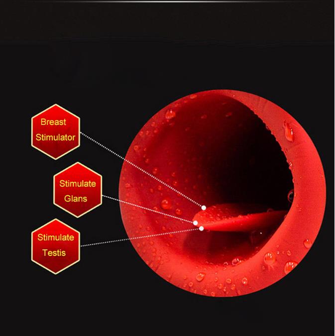 Otouch Upgraded Vibrating Masturbator Intelligent Heating Waterproof Oral Toy - Adult Toys