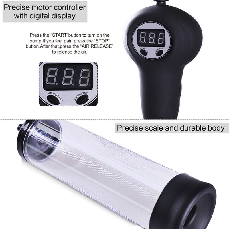 Transparent Tube Penis Pump With Scale For Big Penis