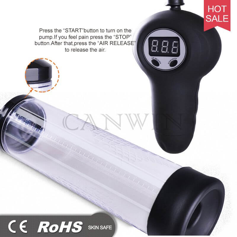 Transparent Tube Penis Pump With Scale For Big Penis