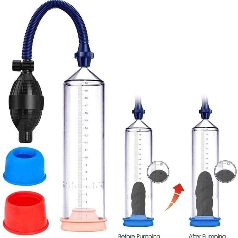 Transparent Cylinder Penis Pump With Air Ball