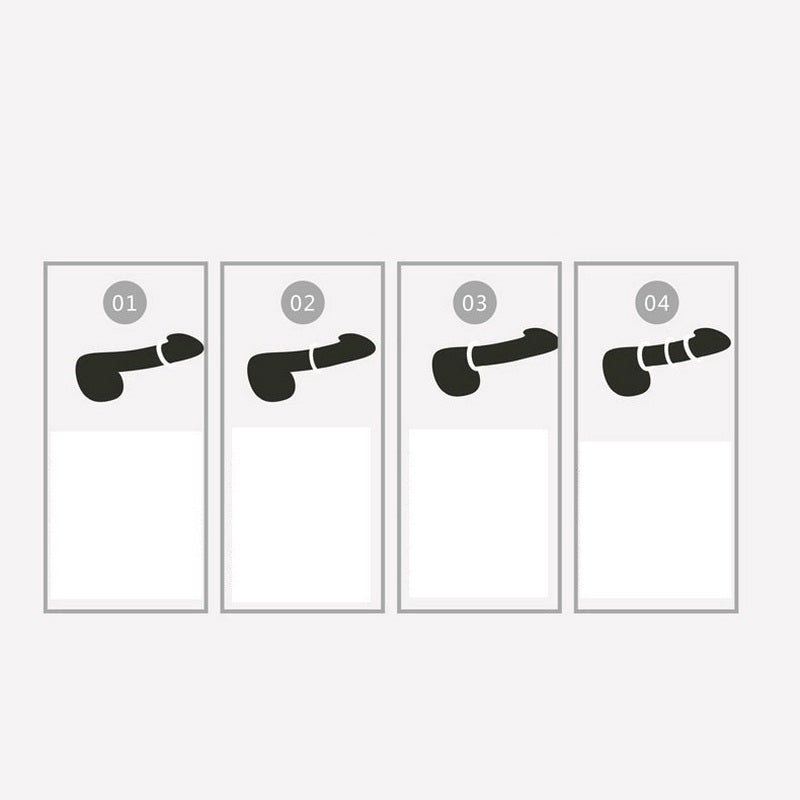 5pcs Colorful Silicone Cock Rings Sex Toys For Him - Adult Toys