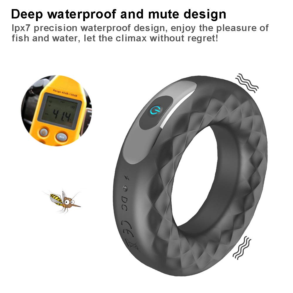 Remote Control Vibrating Penis Ring Trainer For Men - Adult Toys