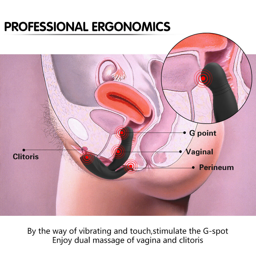 Prostate Massager Mute Remote Control Butt Plug - Adult Toys