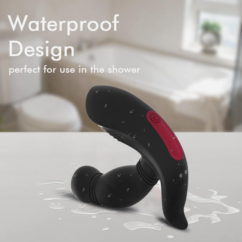 Prostate Massager Mute Remote Control Butt Plug - Adult Toys