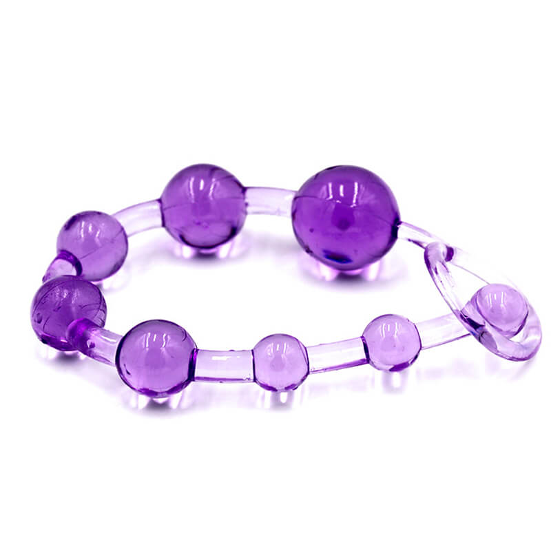 Silicone Long Anal Plug Beads Pull Ring Ball For Vagina Anus weadultshop