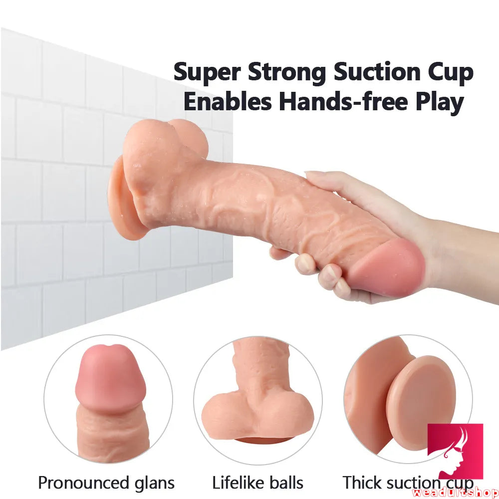 10.62in Thick Big Realistic Penis Female Masturbation Erotic Dildo