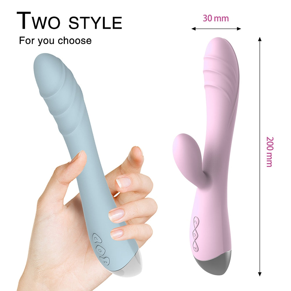10 Frequencies Vibrating Quiet USB Charging Vibrator Weadultshop