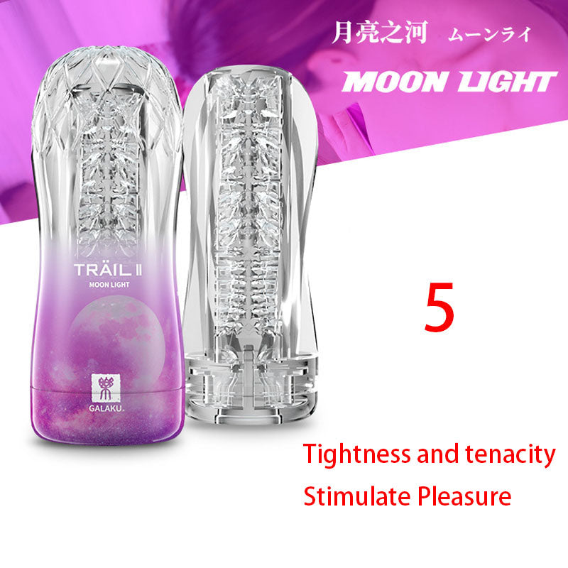 Transparent Endurance Exercise Vacuum Adult Male Masturbator - Adult Toys
