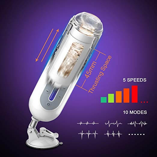 Leten A380 Piston Automatic Telescopic Masturbation Cup - Adult Toys