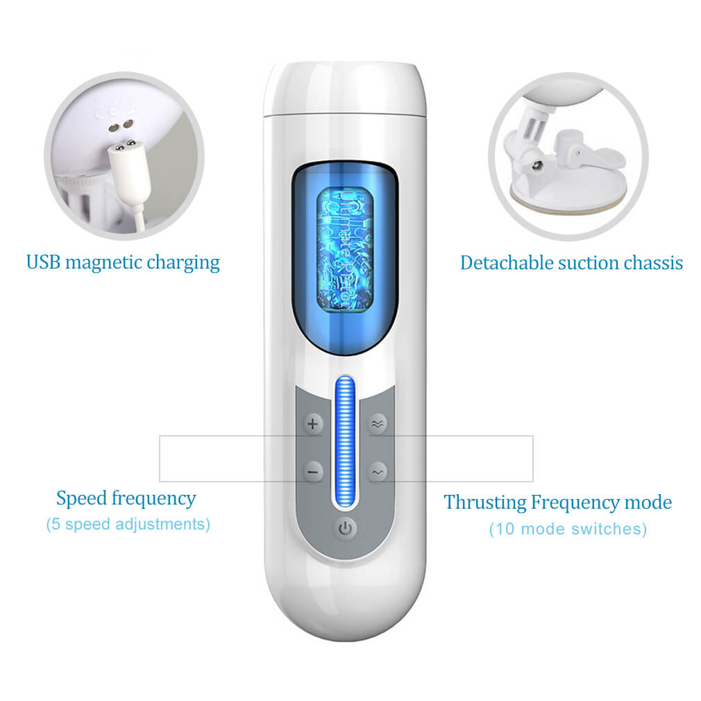 Leten A380 Piston Automatic Telescopic Masturbation Cup - Adult Toys