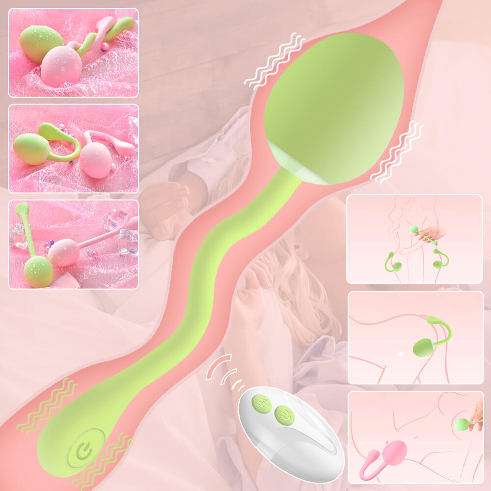 Tadpole Kegel Exerciser Balls Vagina Tights Remote Vibrator weadultshop