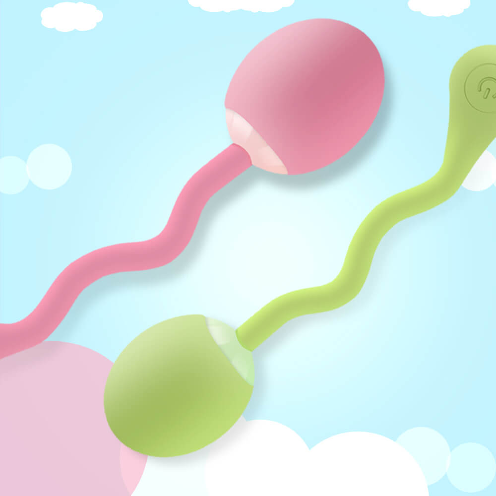 Tadpole Kegel Exerciser Balls Vagina Tights Remote Vibrator weadultshop