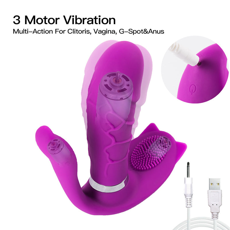 Butterfly Wearable Vibrator G Spot Clitoris Stimulator Massager - Adult Toys