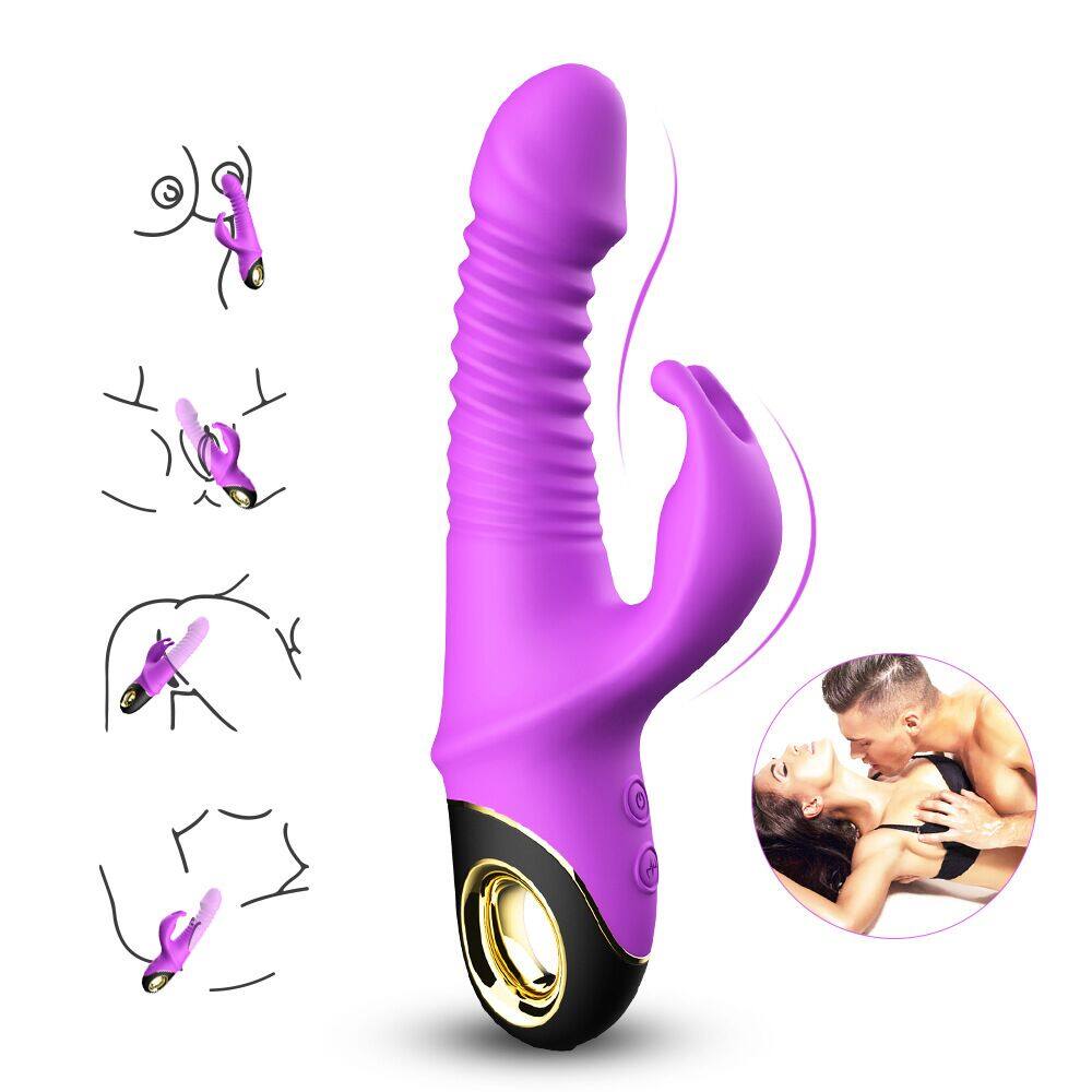 USK-V09 Thrusting Revolving Vibrating Rabbit Vibrator Weadultshop
