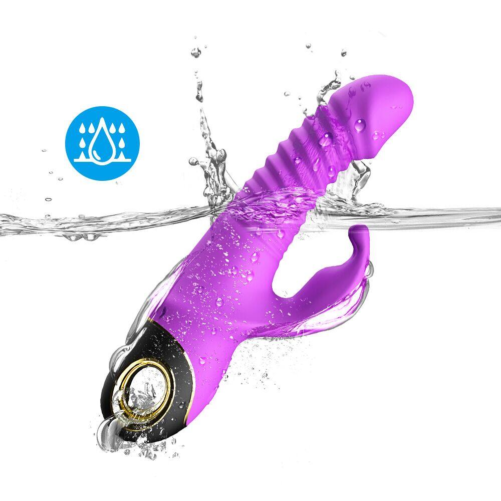 USK-V09 Thrusting Revolving Vibrating Rabbit Vibrator Weadultshop