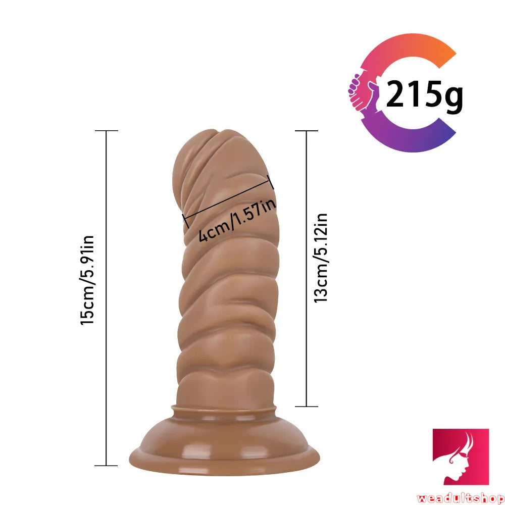 5.91in Small Cock Women Sex Riding Dildo Odd Butt Plug Sex Toy
