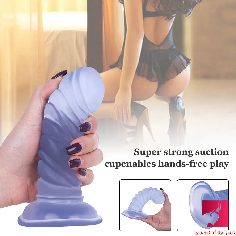 5.91in Small Cock Women Sex Riding Dildo Odd Butt Plug Sex Toy