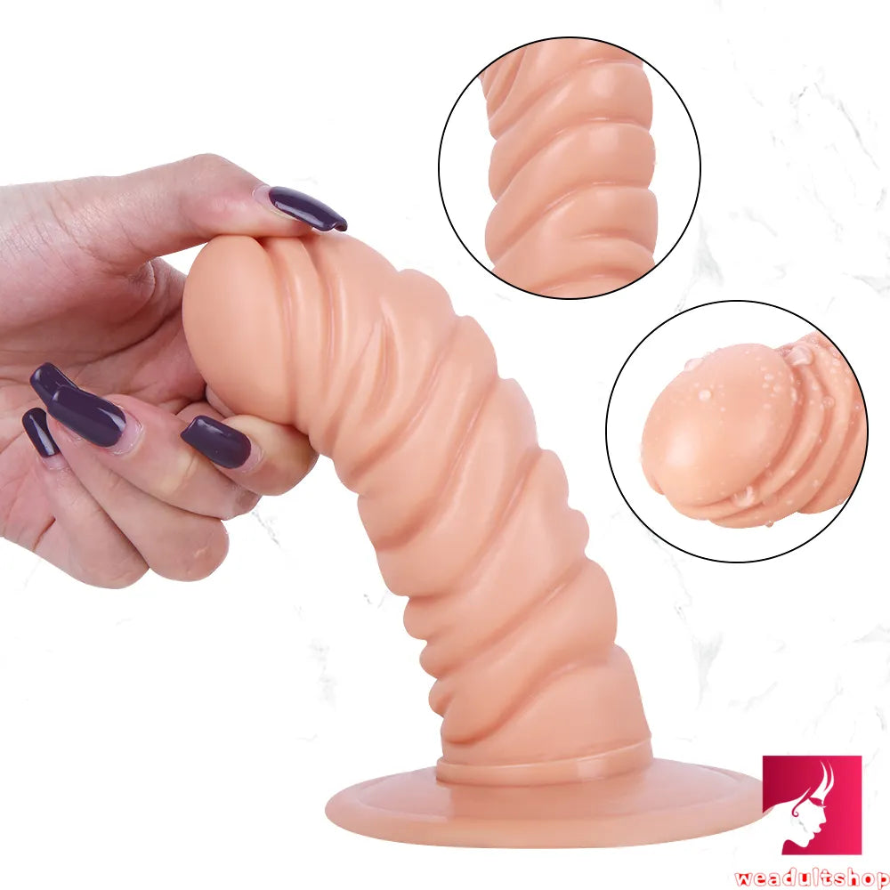 5.91in Small Cock Women Sex Riding Dildo Odd Butt Plug Sex Toy